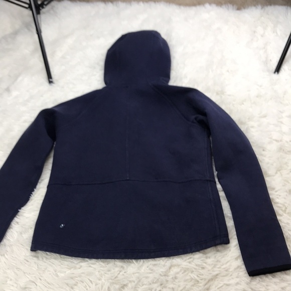 Lululemon Hooded Full Zip Jacket Heathered Inkwell - Picture 9 of 10